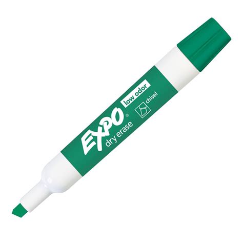 Expo 2 Low Odor Dry Erase Marker Chisel Tip Green San80004 Sanford