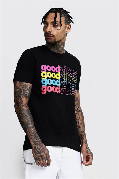 Rainbow Slogan T Shirt Boohoo Uk In 2021 New T Shirt Design