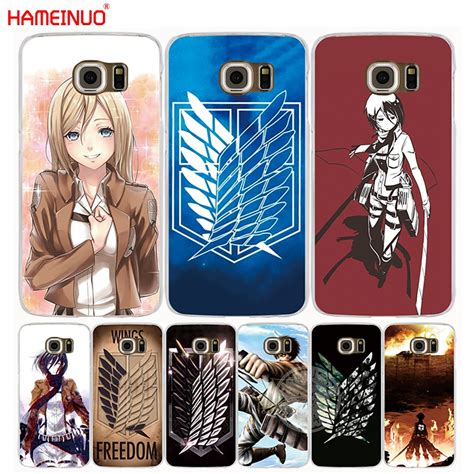 Hameinuo Attack On Titan Logo Japanese Anime Cell Phone Case Cover For
