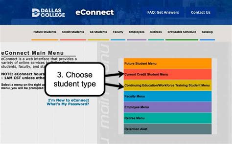 Find Your Student Id On Econnectself Service Tutorials Dallas College