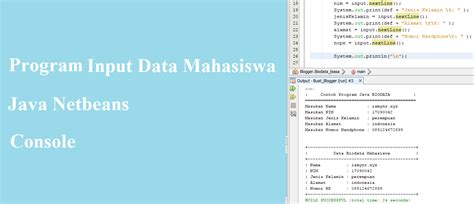 Contoh Aplikasi Java Netbeans Menghitung Nilai Akhir Mahasiswa Java Mutualist Us