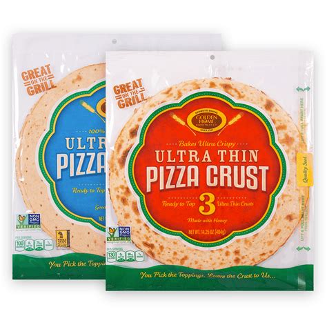 12 Pizza Crust Sampler Ultra Thin Pizza Crust