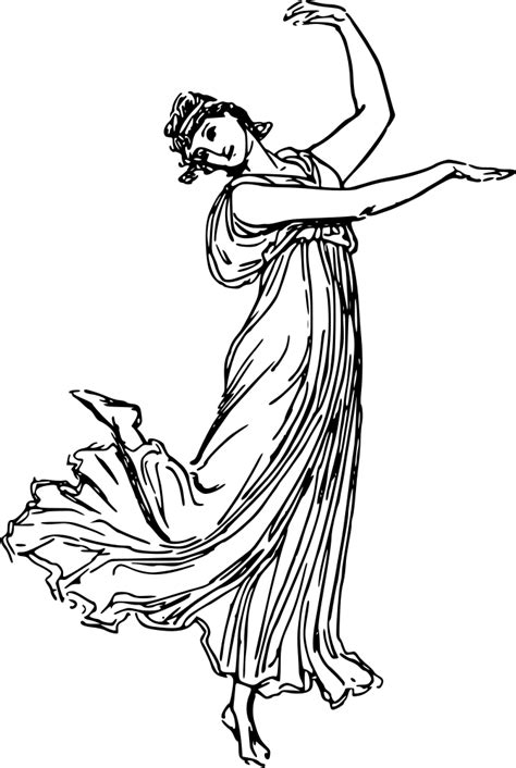 1,429 free images of drawing of girl. OnlineLabels Clip Art - Dancing Lady 2