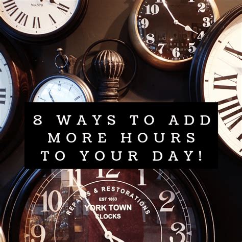 8 Ways to Add More Hours To Your Day | SwagGrabber