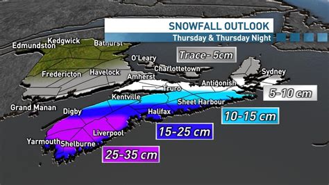 First Significant Snowfall On The Way For Parts Of Nova Scotia Cbc News