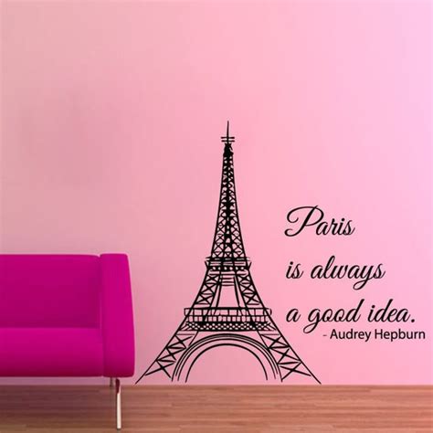 See more ideas about eiffel tower, tower, tour eiffel. Eiffel Tower 'Paris Is Always A Good Idea' Quote Vinyl ...