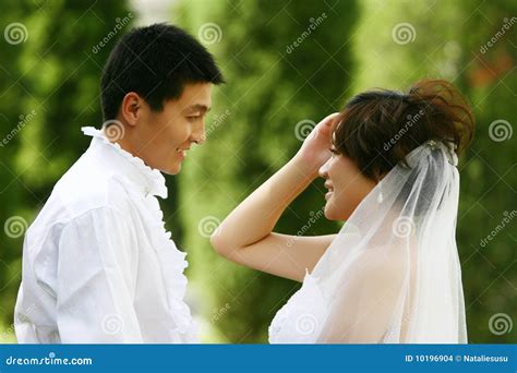 Chinese Couple Stock Photo Image Of Tree Happiness 10196904