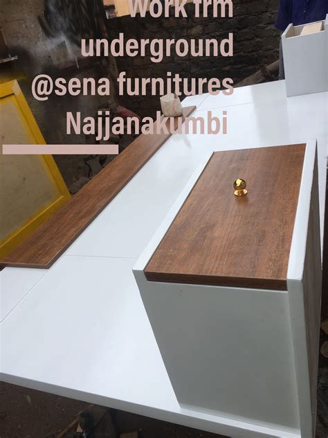 Rated 4.5 out of 5 stars. Work from underground @sena furnitures Najjankubi. White ...