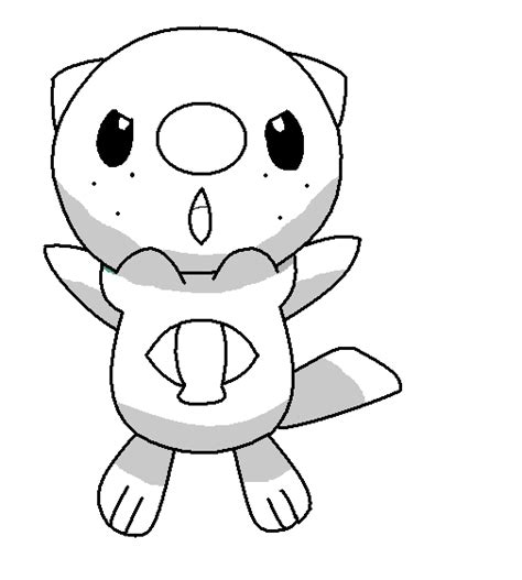 Pokemon Oshawott Coloring Pages To Print Sketch Coloring Page