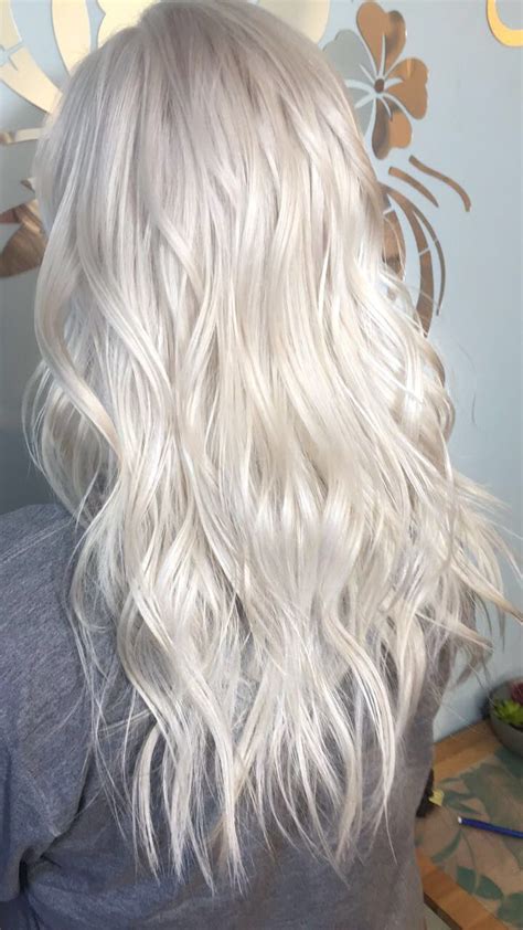 White Hot Platinum Ice Blonde Icy Blonde Hair Platinum Blonde Hair