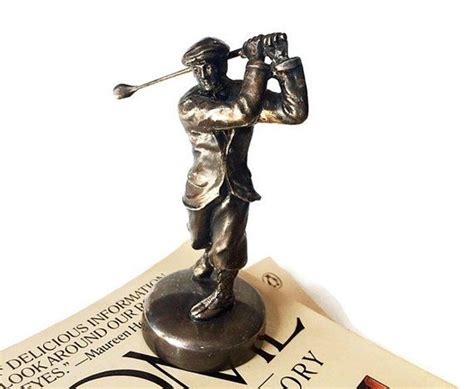 Antique Bronzed Golfer Figurine 1920s Electroplate Statue Etsy