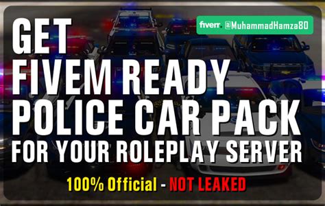 Give You Fivem Ready Police Car Pack With Livery Designs By