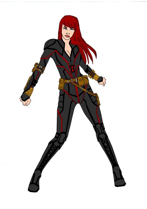 Black Widow Redesign By Comicbookguy54321 On Deviantart