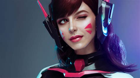 1920x1080 Dva From Overwatch Cosplay Laptop Full Hd 1080p Hd 4k Wallpapers Images Backgrounds