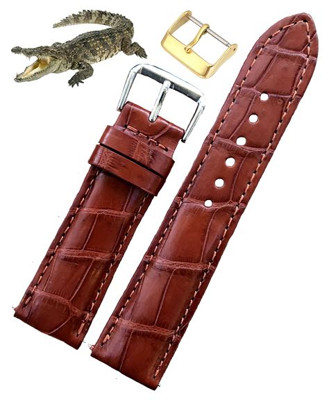 Crocodile Leather Cow Leather Genuine Leather Leather Watch Strap