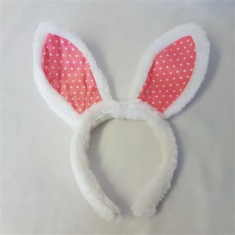 Bunny Ears White With Pink Ears Code 5304 Scalliwags Costume Hire