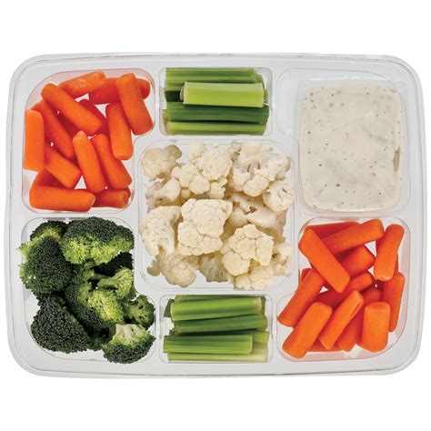 H-E-B Large Vegetable Tray with Ranch Dip - Shop Standard Party Trays