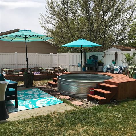 How To Make Your Own Stock Tank Pool This Summer