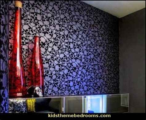 It's where we rest, read, make love, cry — it's even where some of us eat. Decorating theme bedrooms - Maries Manor: skulls