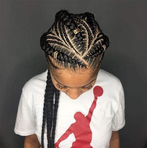The chunky kenyan braids hairstyle is a chic style. Best Kenyan Braids Hairstyles: 20 Striking Ideas for 2018 ...