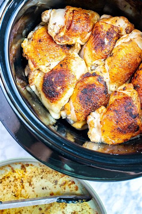 Ultimate Slow Cooker Lemon Chicken Thighs Lord By Rons