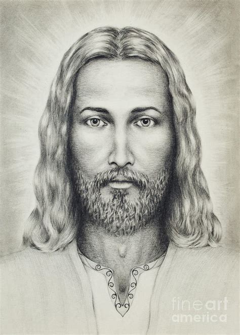 Jesus Drawing In Pencil