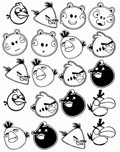 Angry Birds Coloring Pages Colouring Printable Sheets