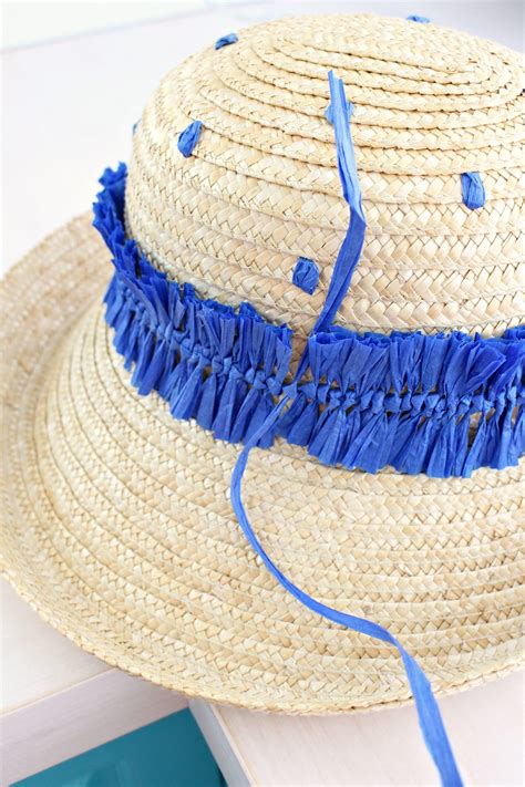 Prada Inspired Diy Raffia Embroidered Straw Hat Dans Le Lakehouse