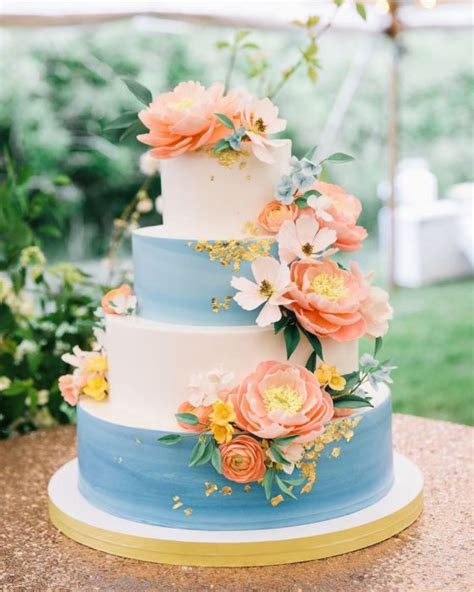 29 sugar flower wedding cakes that are too good to eat ⋆ ruffled