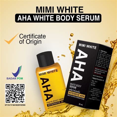 Jual Mimi White Aha Aha White Body Serum Bpom Original Indonesia