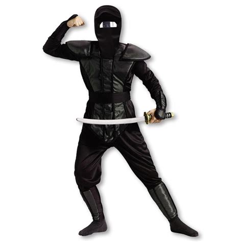 Mens Haunted Mirror Ninja Costume Adult Full Mask Ninja Costumes