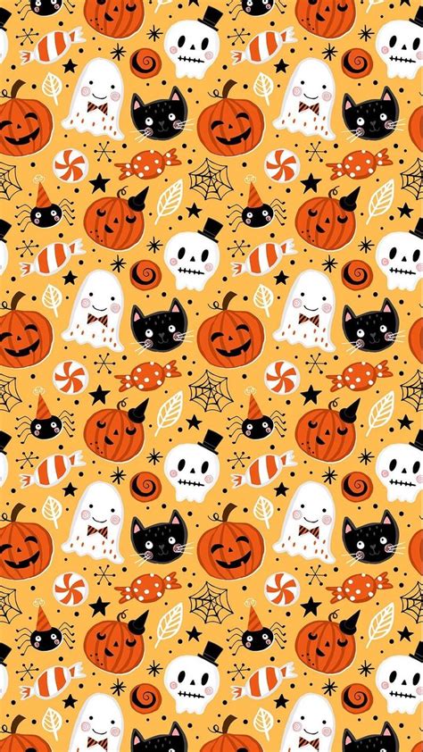 Pin By Judyaviles On Halloweenwallpaper Halloween Wallpaper Cute