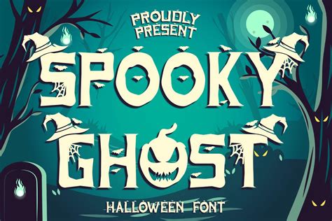 Spooky Ghost Font Dafont Free