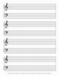 Free Printable Piano Staff Paper - Get What You Need For Free