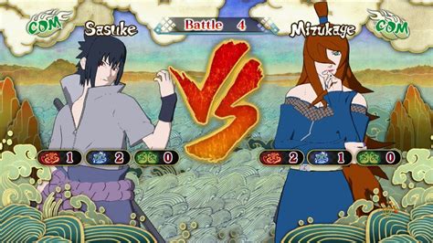 Naruto Shippuden Ultimate Ninja Storm Sasuke Uchiha VS Mei Terumi Mizukage YouTube