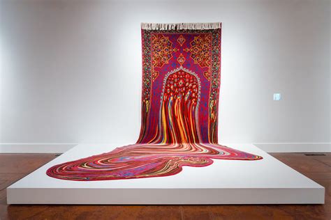 Traditional Persian Carpet Design Meets Contemporary Art In Collision