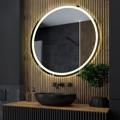 okrągłe lustro podświetlane łazienkowe lustraledowe pl