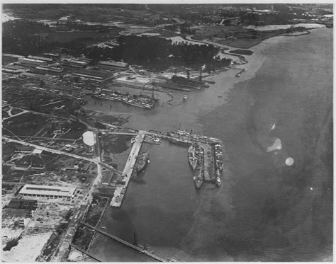 Nh 116398 Aerial Photograph Of Navy Yard Charleston South Carolina