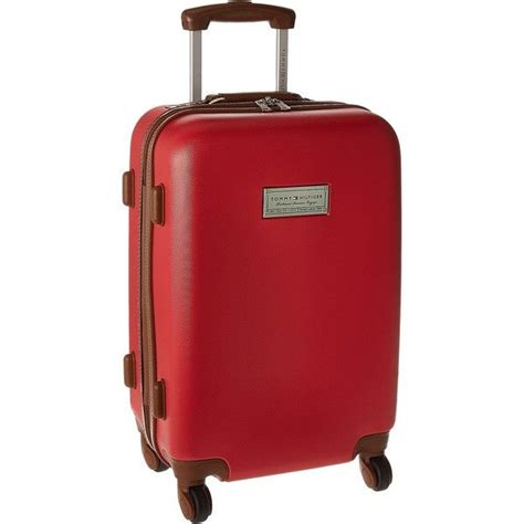 Tommy Hilfiger Wilshire 21 Upright Suitcase Red Luggage 2200 Mxn