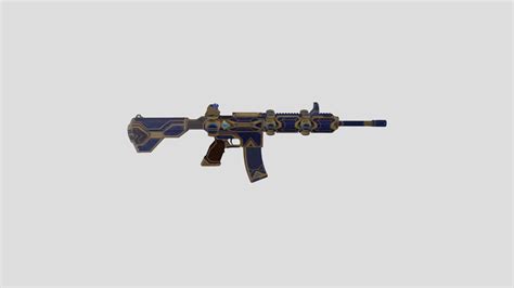 Arcane X Pubg M416 Gun Skin Download Free 3d Model By A4 Awesome