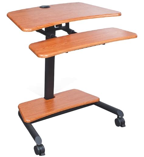 Stand Up Laptop Desk | 2 Locking Casters