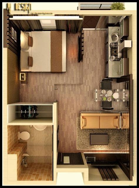 Designeer Paul Studio Apartment Floor Plans