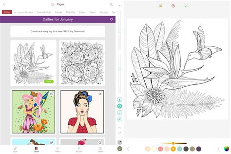 The Best Adult Coloring Book Apps For Iphone And Ipad