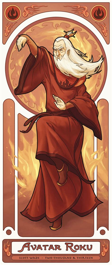 Avatar Roku Art Nouveau Avatars By Swadeart On Deviantart Avatar