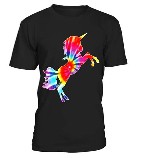 Tie Dye Unicorn Shirt Magical Creature Horse Rainbow Tee Special