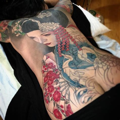 Beautiful butterfly tattoo designs gallery pictures. Geisha by Jeff Gogue : Tattoos