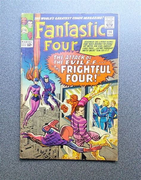 Fantastic Four 36 The Frightful Four 1st Appearance Of Medusa