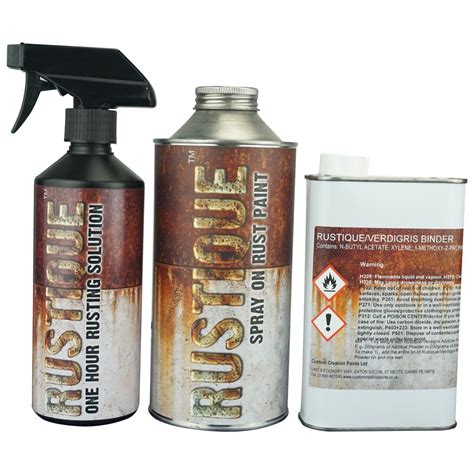 Rustique Spray On Rust Paint Kit Covers Upto 4 Sqmt Rust Paint