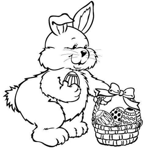 Cute Easter Coloring Pages - Coloring Home