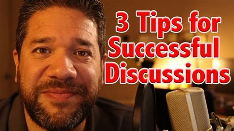 3 Tips For Successful Discussions Youtube